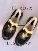 Loafersy z futerkiem L'estrosa